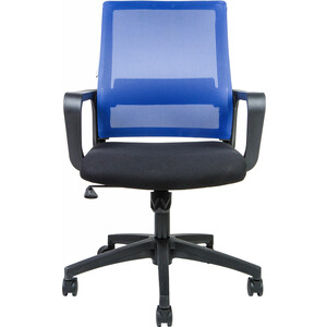 фото Офисное кресло norden бит lb 815b-af01-t09 черный пластик / синяя сетка / черная ткань