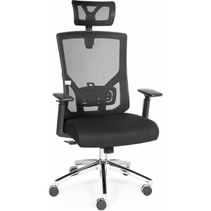 Офисное кресло NORDEN Гарда SL L-035S черный пластик / черная сетка / черная сидушка офисное кресло norden бит 815a af03 t09 пластик темно серая сетка черная ткань