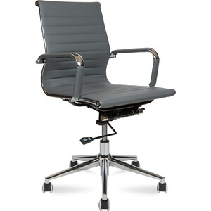 Офисное кресло NORDEN Техно LB HA-100-45 хром / серая экокожа маятник шары техно квадрат 13 5 x 13 5 x 11 см