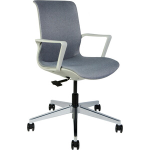 Офисное кресло NORDEN Некст 8002C-2KSB gray HY60200 серая ткань/ светло серый пластик кресло офисное brabix delta ex 520 серая ткань