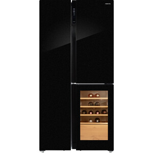 Холодильник Hiberg RFS-700DX NFGB inverter Wine холодильник side by side hiberg rfs 650dx nfgb inverter