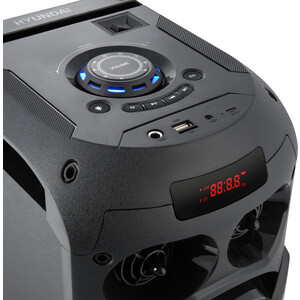 Аудио система Hyundai H-MC1220 черный 60Вт FM USB BT micro SD
