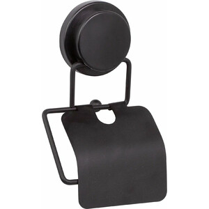 Держатель туалетной бумаги Fixsen Magic Black с крышкой, черный (FX-45010) держатель запасной туалетной бумаги fixsen