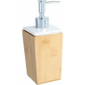 Дозатор жидкого мыла Fixsen Wood белый/дерево (FX-110-1) настольный дозатор для жидкого мыла fora