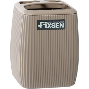 Стакан для ванной Fixsen Brown коричневый (FX-403-3) корзина для белья fixsen fx 1034 80 л коричневый