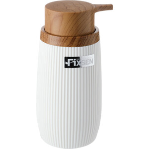 Дозатор жидкого мыла Fixsen White Boom белый/дерево (FX-412-1) фильтр coffe boom 4