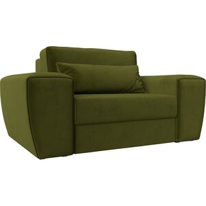 фото Лига диванов кресло лига-008 микровельвет зеленый
