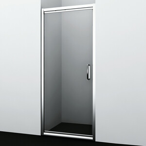 Душевая дверь Wasserkraft Salm 27I 90х200 прозрачная, хром (27I04) душевой шланг wasserkraft 150 см хром a010