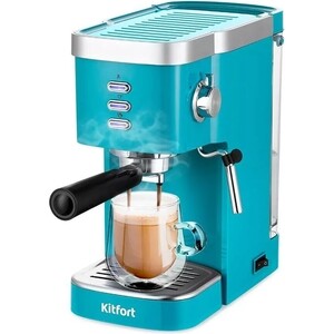 Кофеварка рожковая KITFORT КТ-7114-2 рожковая кофеварка kitfort кт 7114 2 голубая