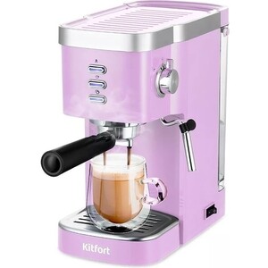 Кофеварка рожковая KITFORT КТ-7114-3 рожковая кофеварка kitfort кт 7114 3 розовый