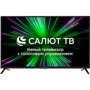 фото Телевизор hyundai h-led43bs5001 салют тв черный fullhd 60hz dvb-t dvb-t2 dvb-c dvb-s dvb-s2 usb wifi smarttv