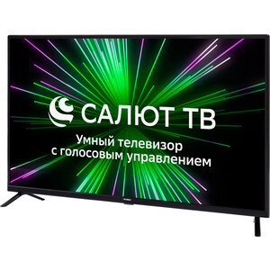 фото Телевизор hyundai h-led43bs5001 салют тв черный fullhd 60hz dvb-t dvb-t2 dvb-c dvb-s dvb-s2 usb wifi smarttv