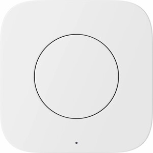 Беспроводная кнопка Яндекс YNDX-00524, Zigbee, CR2032, умный дом с Алисой, белая беспроводная кнопка яндекс yndx 00524 zigbee cr2032 умный дом с алисой белая