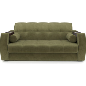 Диван Mebel Ars Аккордеон Барон №3 (Cabrio 29 - зеленый) диван угловой мебелико венеция микровельвет зеленый левый