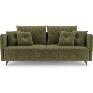Диван Mebel Ars Вашингтон (Cabrio 29 - зеленый) диван угловой мебелико венеция микровельвет зеленый левый