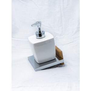Дозатор для жидкого мыла Tiger Zenna хром/бук/белый (3510.3.34.46) настольная лампа reccagni angelo p 3510
