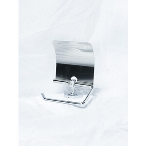 Держатель туалетной бумаги Metaform Silver с крышкой, хром (110986100) полотенцедержатель metaform louise 52 см хром 110372100