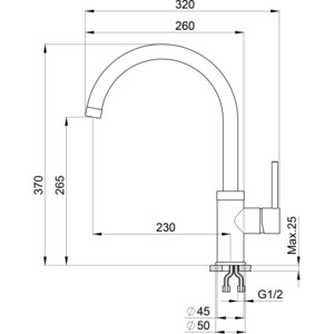 Кухонная мойка и смеситель Point Динара 42 с дозатором, графит (PN3004GR, PN3101GR, PN3201GR)