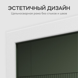 фото Зеркало в раме genglass halfeo white xl ggm-15-3-1 белый