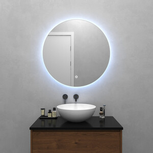 Безрамное зеркало с холодной подсветкой Genglass Rauntel NF LED M GGL-03-M-6000-2 зеркало genglass rauntel white l ggm 03 3 2