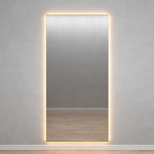 Зеркало с теплой подсветкой Genglass Halfeo NF LED XL GGL-05-XL-3000-1 зеркало genglass halfeo gold xl ggm 15 1 1