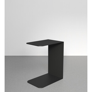 фото Журнальный столик металлический приставной genglass riloni black ggt-12-2
