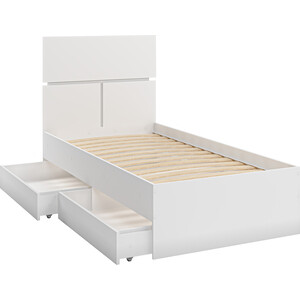 Кровать односпальная Комфорт - S Агата 900 М11 / Белый