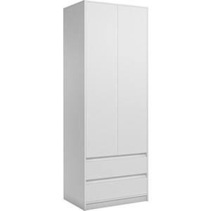 Шкаф двухдверный Комфорт - S Агата М1 / Белый ящик выкатной комфорт s агата м18 белый
