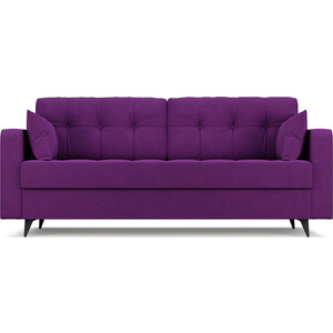 Диван Mebel Ars Снеп фиолетовый п образный диван артмебель ричмонд микровельвет экокожа белый подушки микровельвет фиолетовый