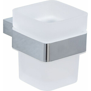 мыльница allen brau priority белый никель брашированный 6 31005 bn Стакан для ванной Allen Brau Infinity белый/хром (6.21002-00)