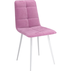 ОЛМЕКО Стул ''Нео'' /(велюр тенерифе розовый / металл белый) стул la alta barcelona w пепельно розовый