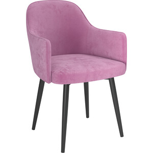 ОЛМЕКО Стул ''Рио'' /(велюр тенерифе розовый/ металл черный) стул tmd корона 28х28х55 розовый