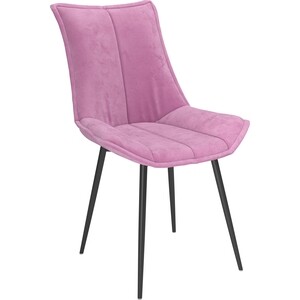 ОЛМЕКО Стул ''Фло'' ТУ /(велюр тенерифе розовый / металл черный) олмеко стул аданте т велюр тенерифе розовый металл