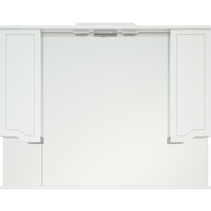 Зеркало-шкаф Corozo Мирра 105х81 белый (SD-00001545) зеркало шкаф corozo колор 50 белый sd 00000683