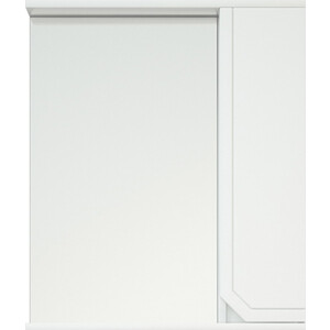 Зеркало-шкаф Corozo Сириус 65х75 белый (SD-00001448) зеркальный шкаф runo неаполь 65х75 правый белый 00 00001030