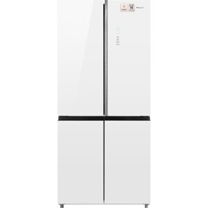 Холодильник Weissgauff WCD 590 NoFrost Inverter Premium Biofresh White Glass холодильник weissgauff wcd 590 nofrost inverter premium biofresh dark inox