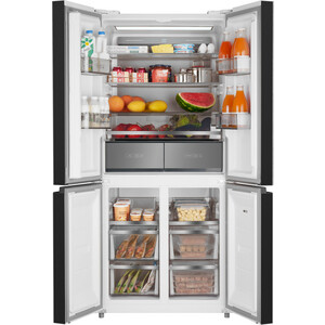 Холодильник Weissgauff WCD 590 NoFrost Inverter Premium Biofresh White Glass 431 531 - фото 3