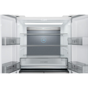 Холодильник Weissgauff WCD 590 NoFrost Inverter Premium Biofresh White Glass 431 531 - фото 4