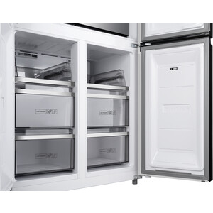 Холодильник Weissgauff WCD 590 NoFrost Inverter Premium Biofresh White Glass 431 531 - фото 5