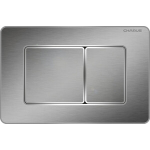 Кнопка смыва Charus Robusto матовая сталь (FP.310.BSS.05) смеситель для кухни esko с переключением на фильтр 43 см матовая сталь