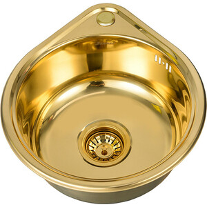 Кухонная мойка Seaman Eco Wien SWT-3945-GP.A Gold Polish слив перелив для ванны timo золото 8003 gold