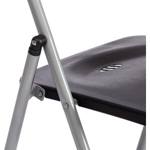 Стул складной TetChair Folder (mod 3017H) каркас: металл, сиденье/спинка: пластик 49x46,5x73,5 см black (черный) / grey (серый)
