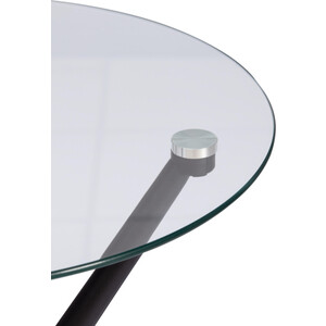 Стол TetChair PARNAVAZ (mod 29) пластик/стекло 60x60x70,5 см Black (черный) 05 19698 PARNAVAZ (mod 29) пластик/стекло 60x60x70,5 см Black (черный) 05 - фото 2