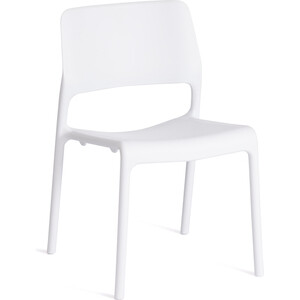 стул на металлокаркасе woodville fold 1 складной white chrome Стул TetChair Furdi (mod 53) пластик 48x55,5x77,5 см White (белый) 1