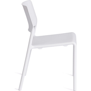 фото Стул tetchair furdi (mod 53) пластик 48x55,5x77,5 см white (белый) 1