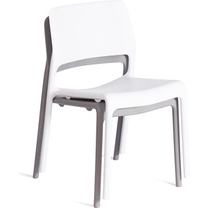 фото Стул tetchair furdi (mod 53) пластик 48x55,5x77,5 см white (белый) 1