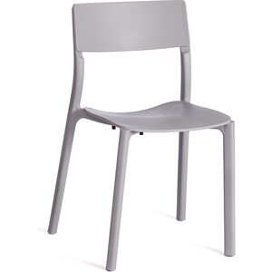 Стул TetChair Lento (mod 43) пластик 43x49x77 см Grey (серый) 9 кресло tetchair fly ткань серый 207 2603 20602