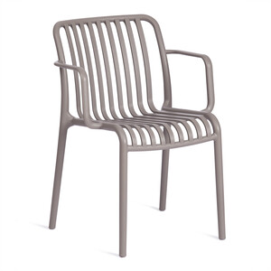 Кресло TetChair Lancaster (mod. 38-1) пластик 55,5х58х80 см Grey (серый) 34630 кресло tetchair сн747 ткань серый 207