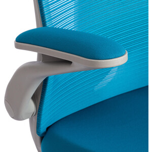Кресло TetChair MESH-10 ткань голубой 19674 - фото 4