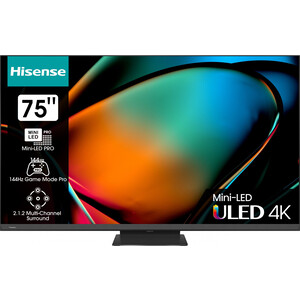 Телевизор Hisense 75U8KQ телевизор hisense 65a85h 65 165 см uhd 4k